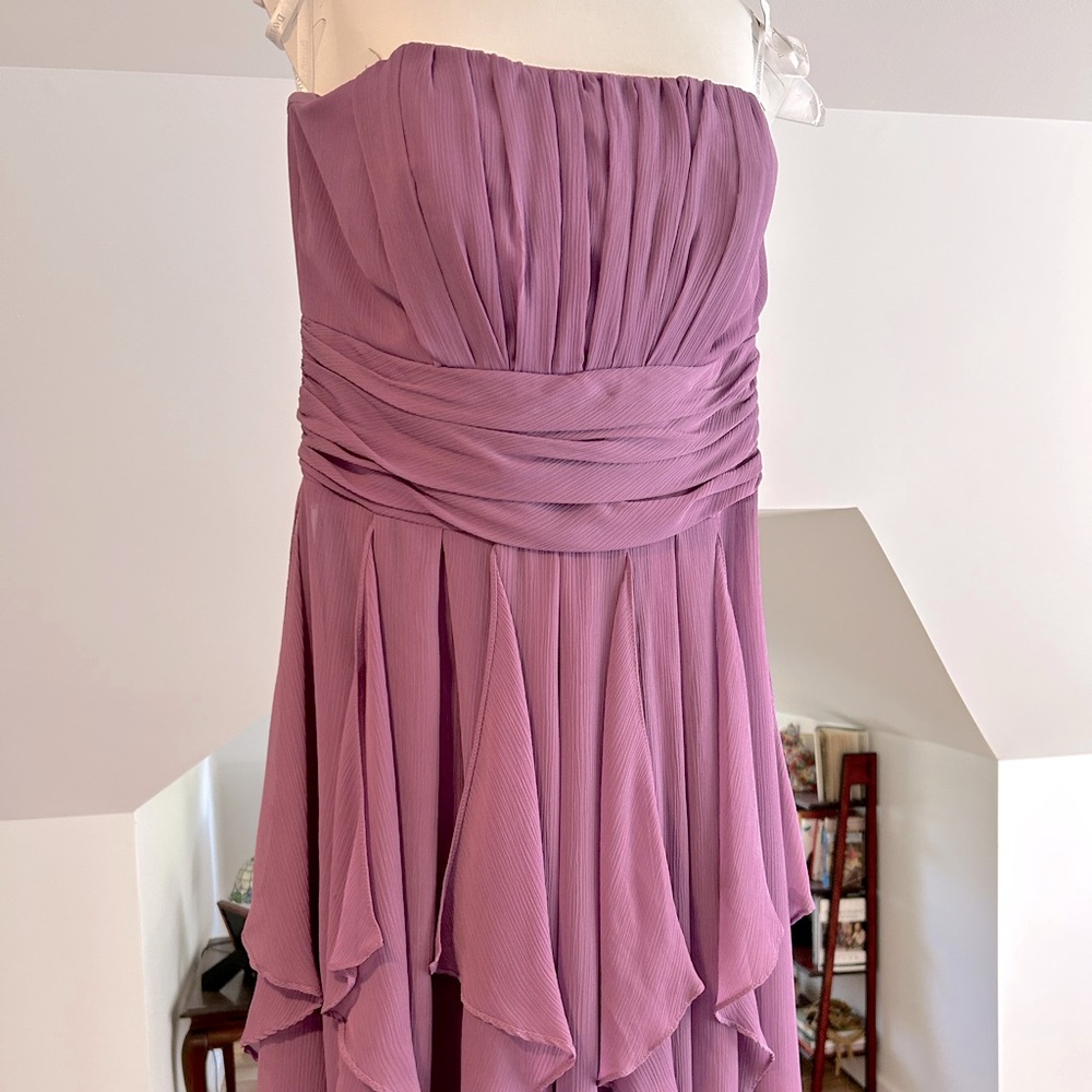 DAVID’S BRIDAL Lilac Strapless Dress💅🏼